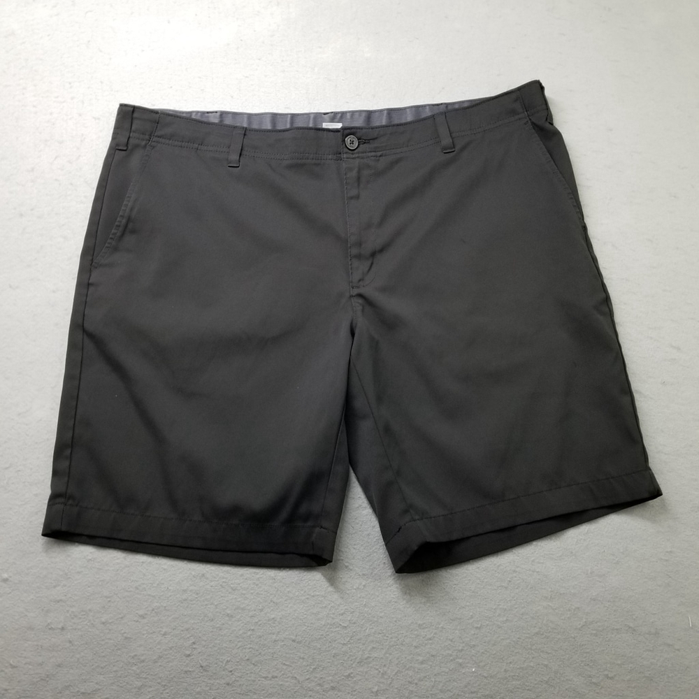 BCG Golf Shorts Mens Size 40 Black Stretch Flat Front Walk Polyester